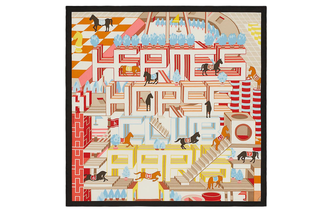 HERMES Silk Scarves Women's Multicolor
