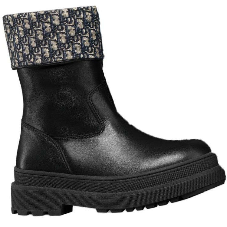 DIOR High Top Children's Booties Black Kids'