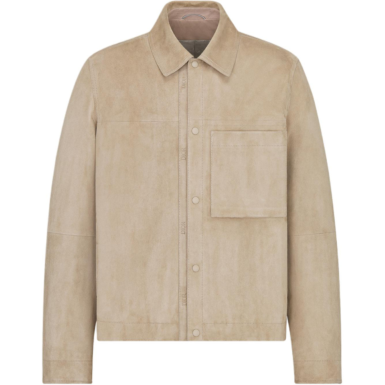 DIOR Leather Jacket Women's Beige