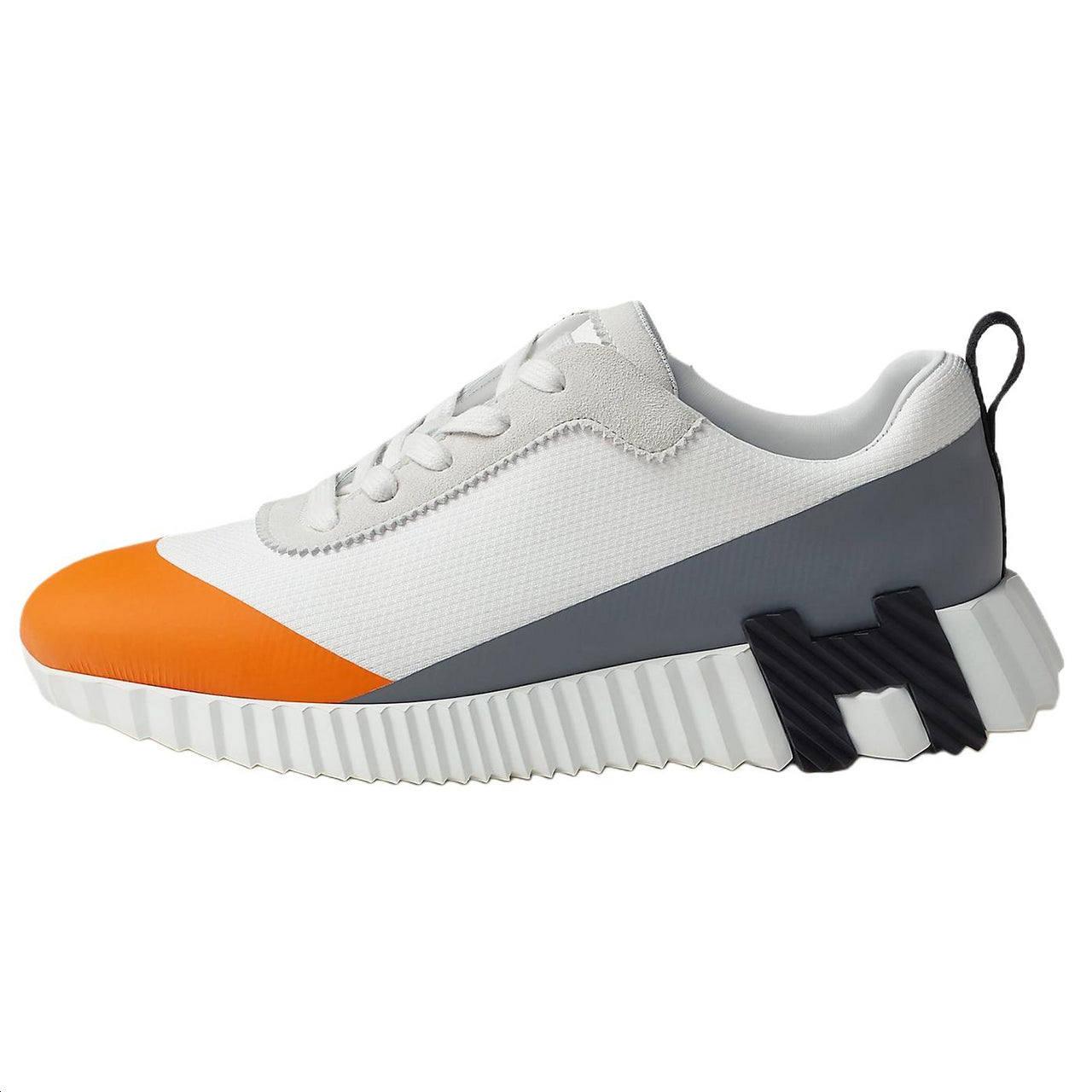 HERMES Bouncing Low-Top Casual Shoes Women's White