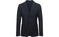 PRADA Single-Breasted Logo Patch Blazer