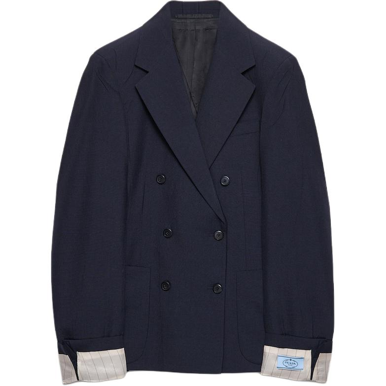 PRADA SS25 Jackets & Coats Women's Blue