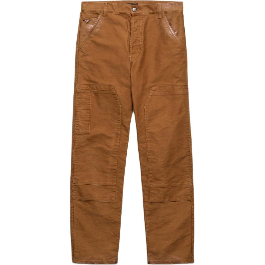 PRADA FW24 Casual Pants Men's Brown