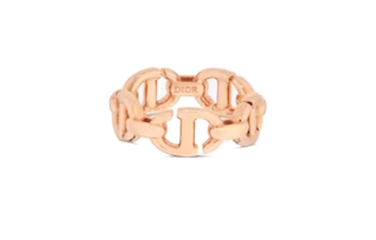 DIOR Metal Rings Women's Rose Gold