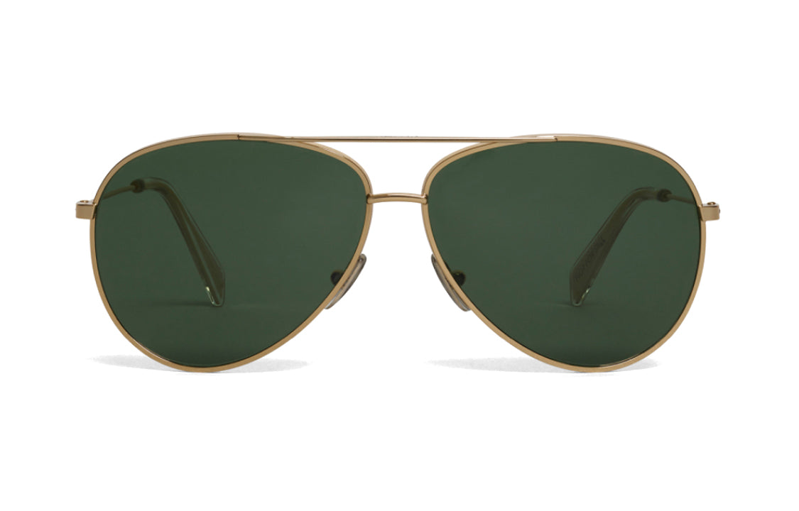 CELINE Metal Frame 02 Sunglasses In Metal With Mineral Glass Lenses