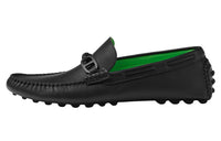 HERMES Alessandro Loafers Men's Black