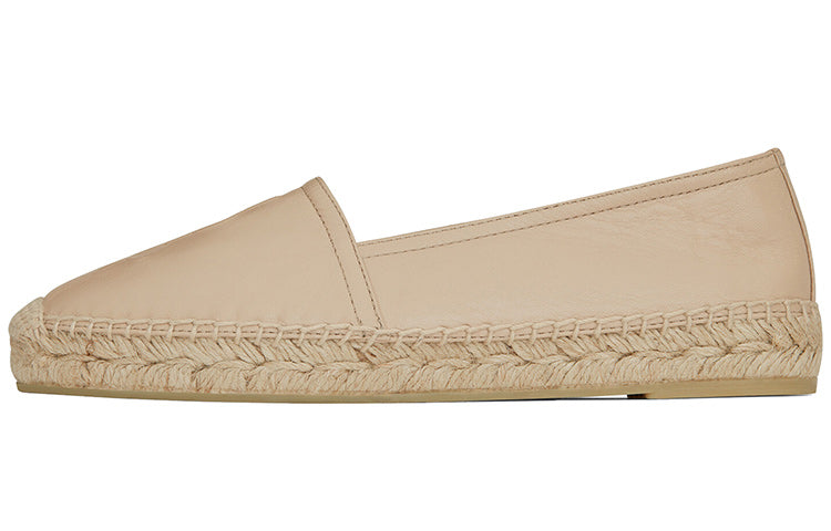 SAINT LAURENT Monogram Espadrilles Women's Beige