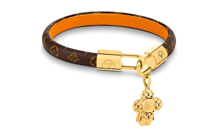 LOUIS VUITTON Calfskin Bangles Women's Gold
