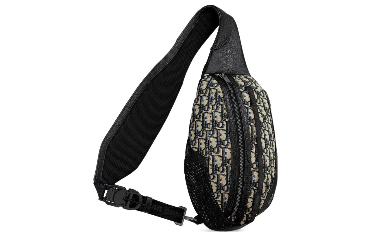 DIOR Scarab Grained Calfskin Shoulder Bag Men's