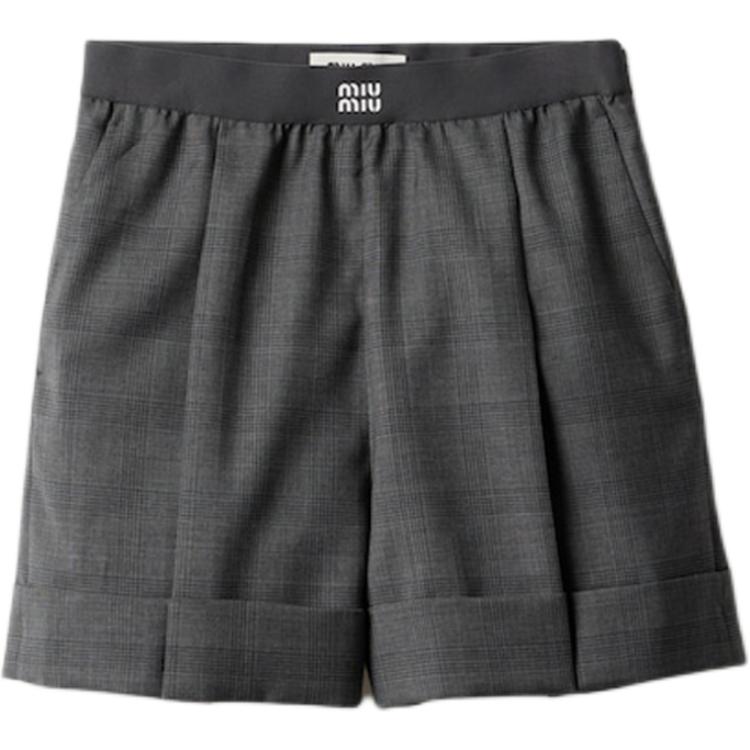 MIU MIU Casual Shorts Women's Gray