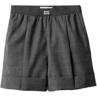 MIU MIU Casual Shorts Women's Gray