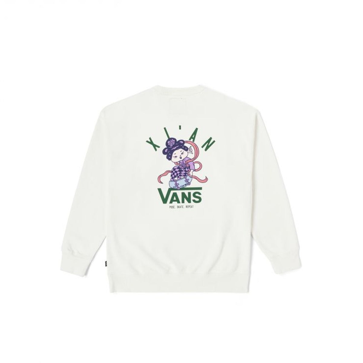 Vans Pullover Sweatshirt 'White' VN000KQDFS8