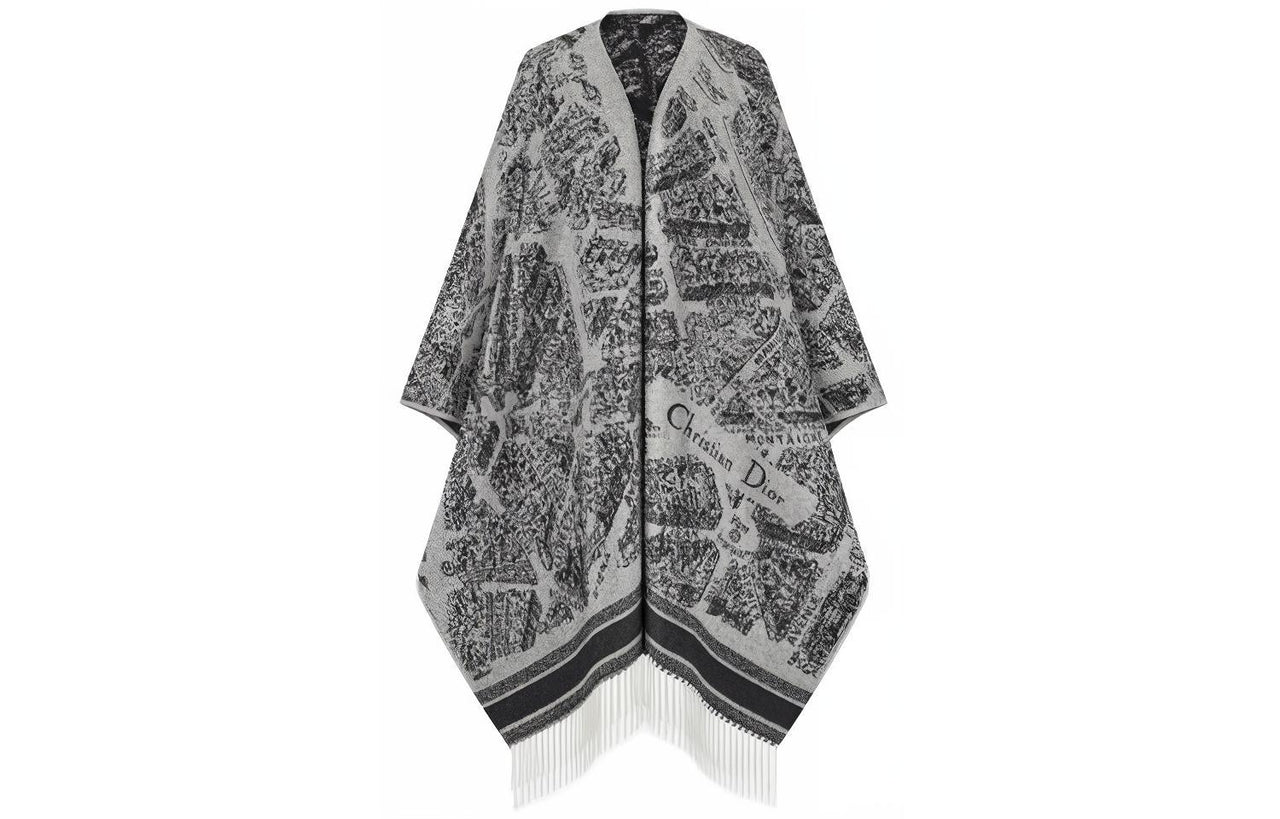DIOR Cloaks Women's Gray