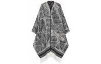 DIOR Cloaks Women's Gray