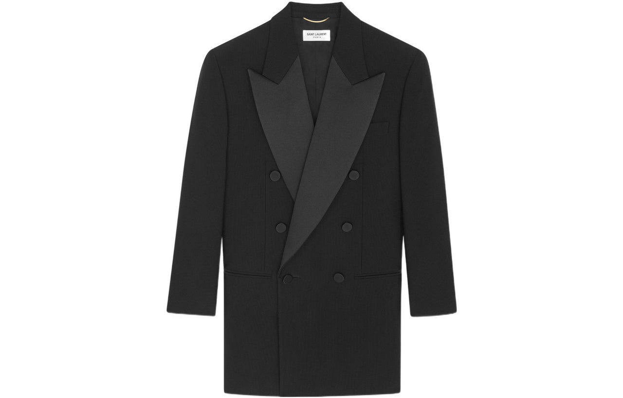 SAINT LAURENT FW22 Business Suits Coats Women's Black