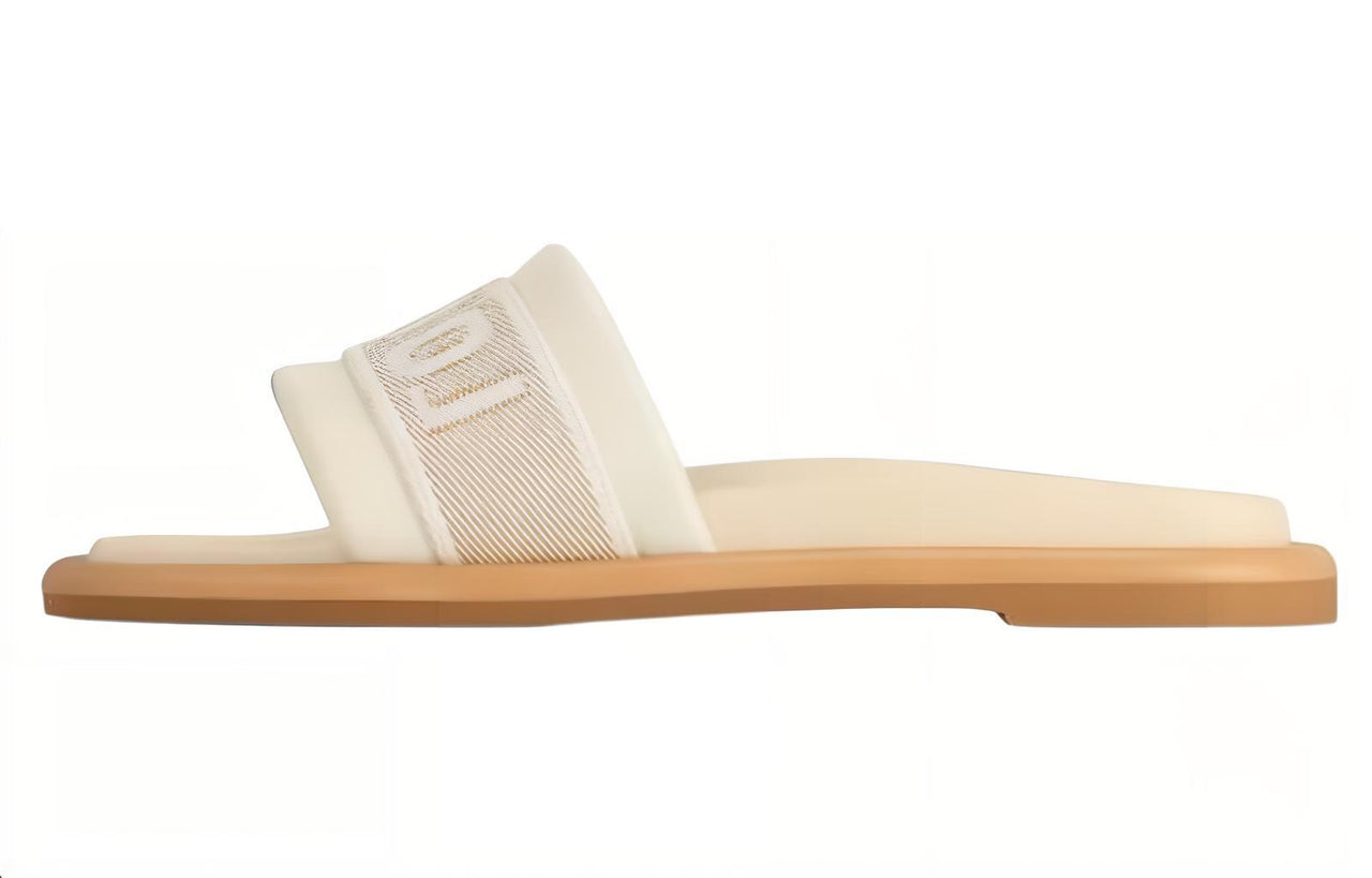 LOUIS VUITTON Bliss Slide Slippers Women's Beige