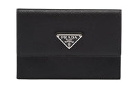 PRADA Saffiano Leather Wallet Regular Men's Black
