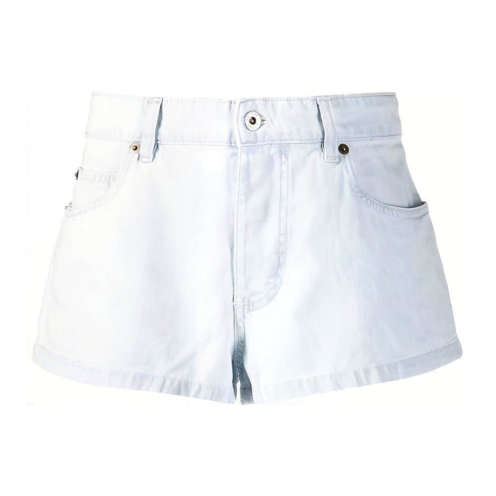 MIU MIU SS23 Denim Shorts Women's Sky Blue