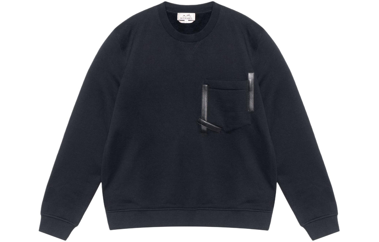 HERMES FW23 Sweatshirt Men's Marine Blue