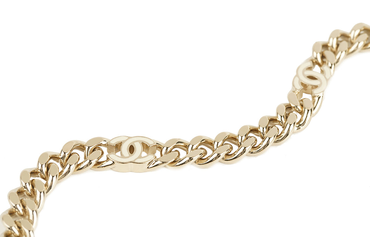 CHANEL Metal Choker Necklace