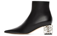 LOEWE Anagram Ankle Boots 6cm Women's Black