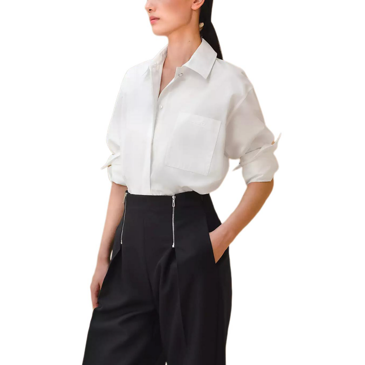 HERMES Shirts Women's White