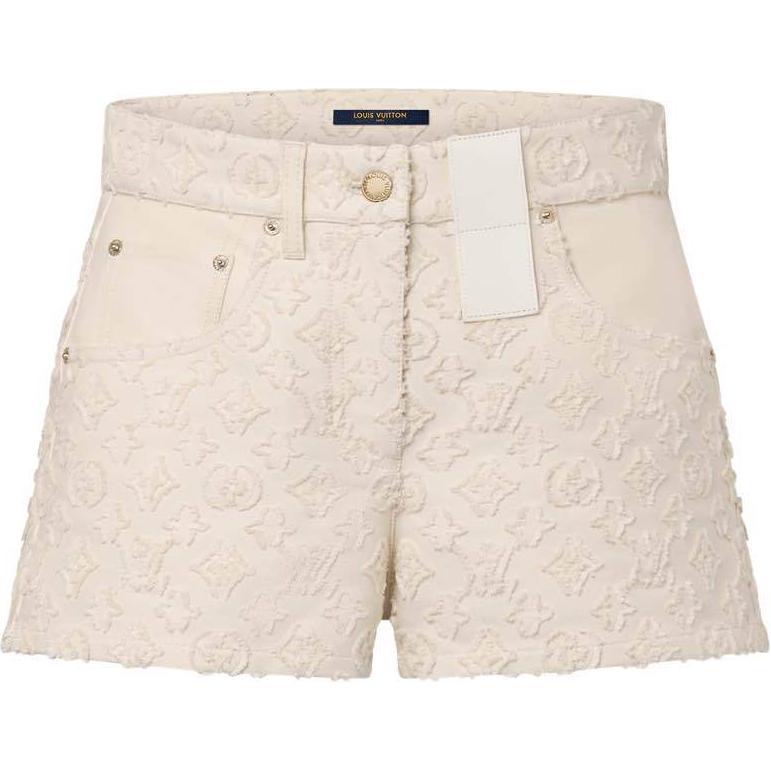 LOUIS VUITTON Monogram Fil Coupé Mini Shorts