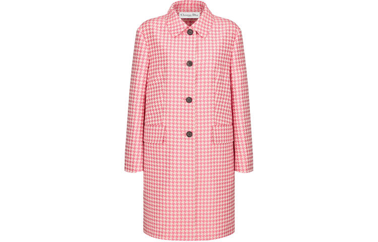 DIOR Quarterly New Products Coats Women's Peony Pink