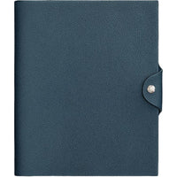 HERMES Ulysse Togo Calfskin Storage Bag Unisex 7P Bleu De Prusse Prussian Blue