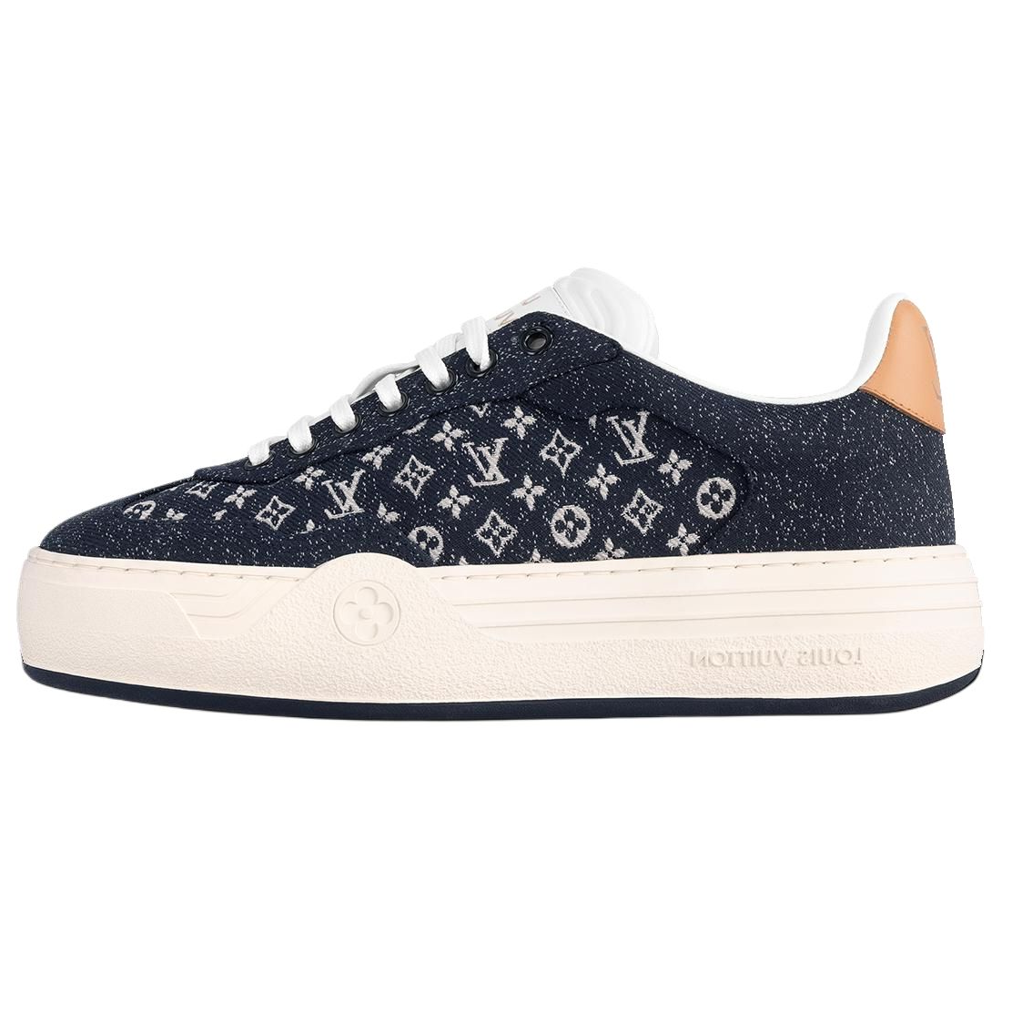 LOUIS VUITTON Groovy Low Top Skateboard Shoes Women's Dark Blue