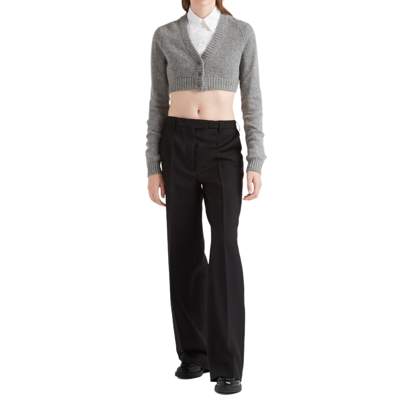PRADA Cashmere Sweater Women's Gray