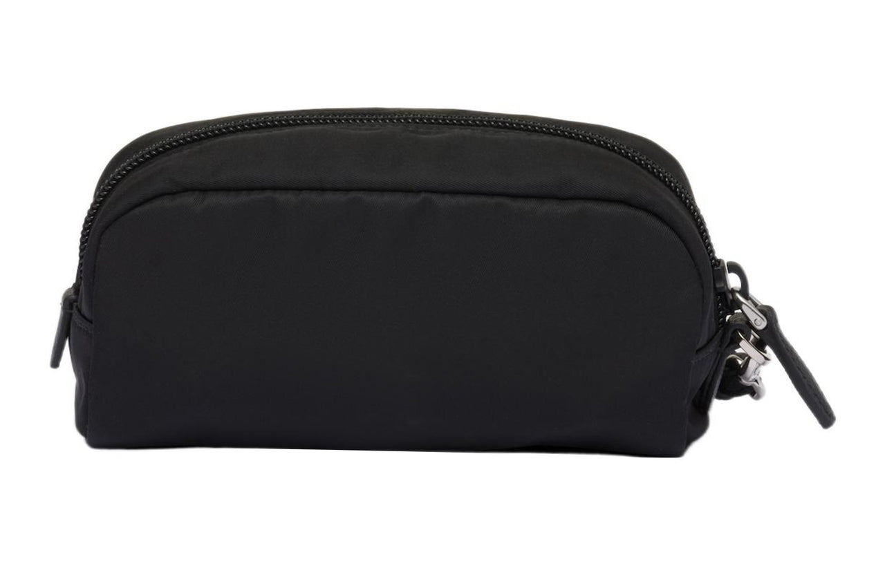 PRADA Recycled Nylon Clutch Unisex Black