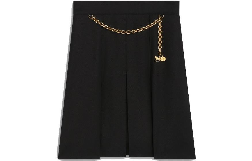 CELINE Casual Short Skirts Women's Black