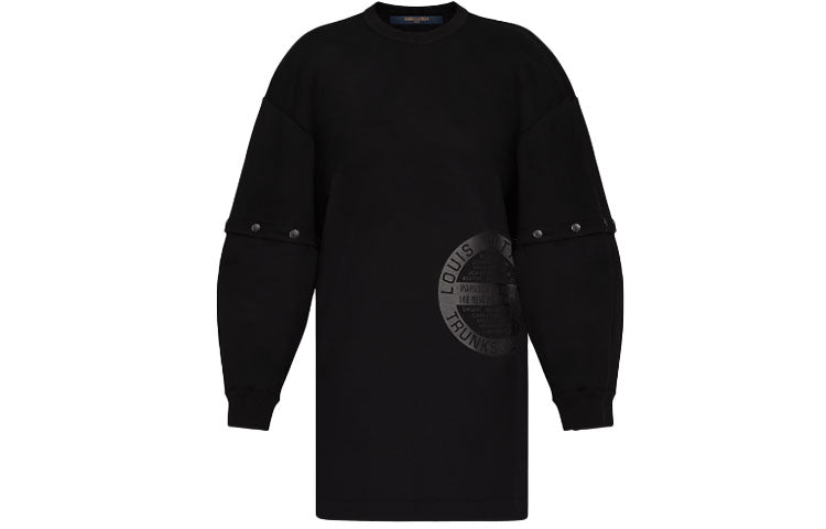 LOUIS VUITTON New Quarterly Products Of LV Long-Sleeved Dresses Women's Black