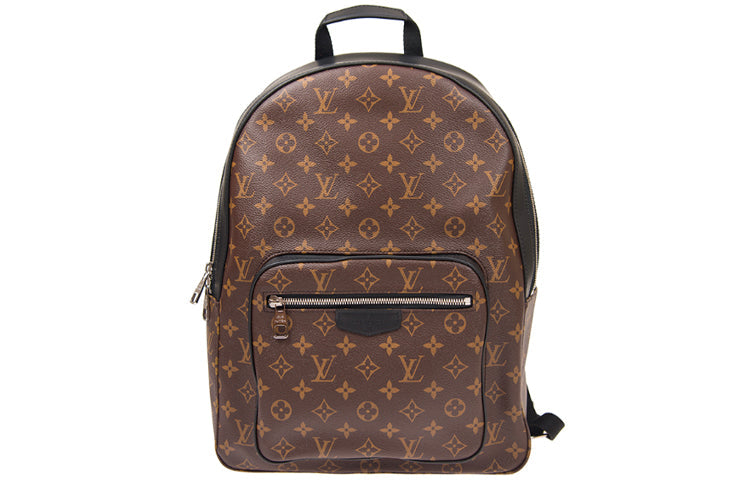 LOUIS VUITTON Cow Leather Backpack Men's Brown
