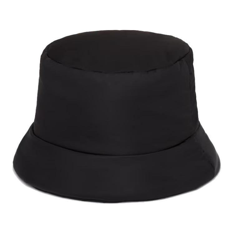 PRADA Fabric Bucket Hats Men's Black