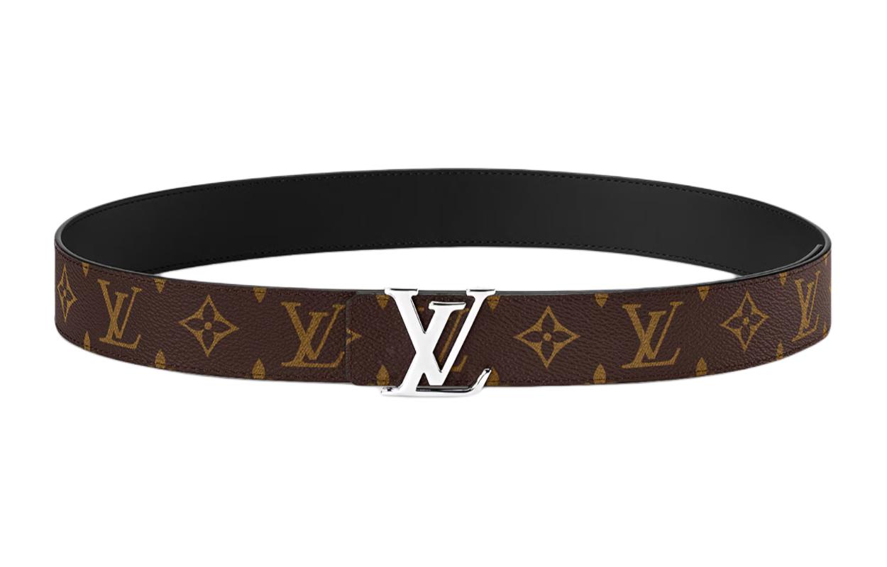 LOUIS VUITTON Lv Line Reversible Belt Monogram 40MM