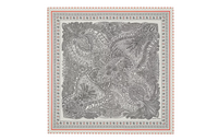HERMES Silk Scarves Unisex White