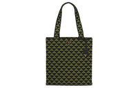 PRADA Symbole Embroidered Fabric Tote Bag Shopping Bag Shoulder Bag Handbag Regular Men's Black/Ivy Green