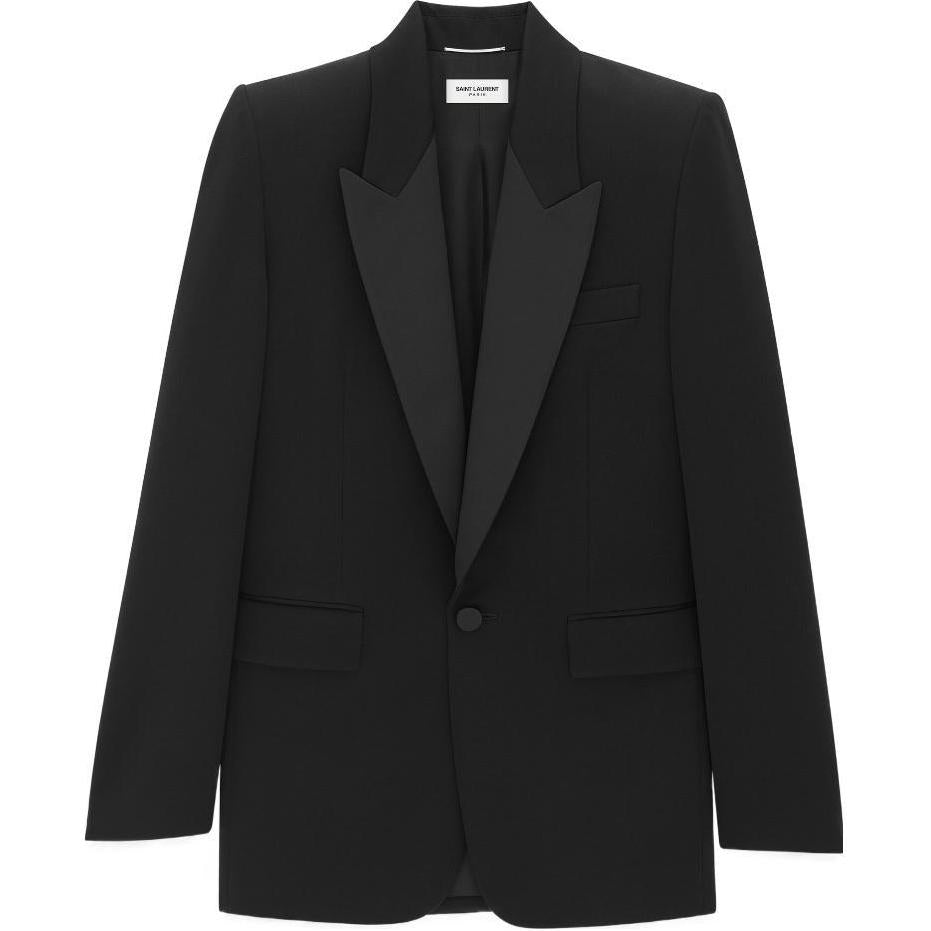 SAINT LAURENT FW23 Business Suit Coat Men's Black