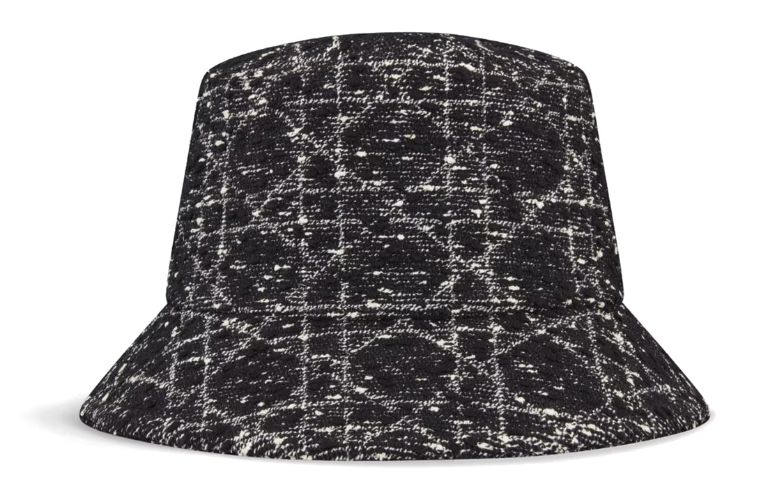 DIOR Cotton Acrylic Polyamide Bucket Hats Women's Black