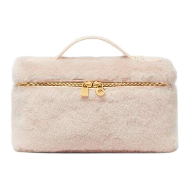 Loro Piana ExtraPocket Shearling Shoulder Bag Crossbody Bag Handbag Regular Women's Cream Honey