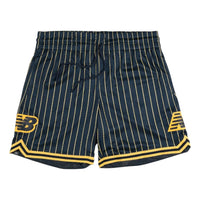 New Balance In Game Mesh Shorts 'Dark Blue Yellow' MS44588NNY