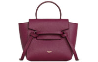 CELINE Grained Calfskin Catfish Bag Portable Crossbody Bag Shoulder Bag Regular Women's Berry Purple