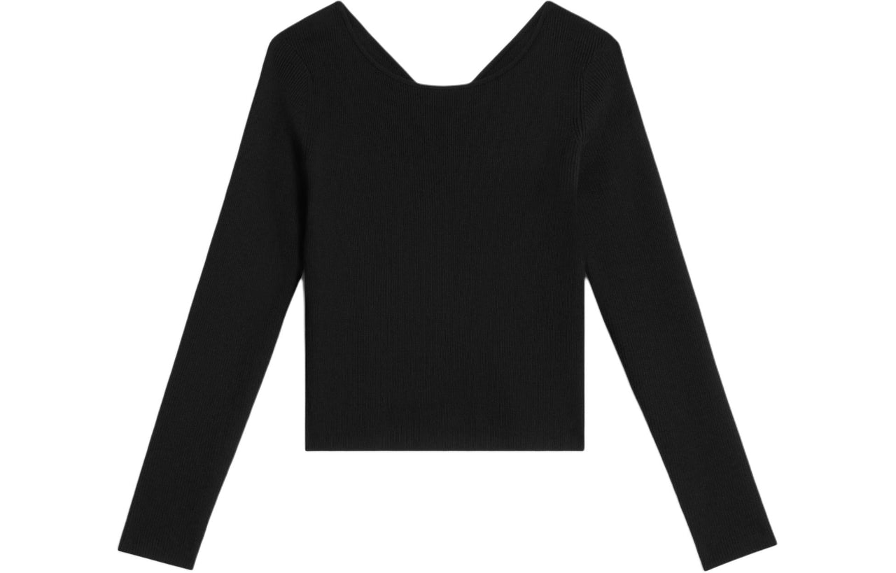 CELINE Heart Underpinning Silk And Cotton Top Black