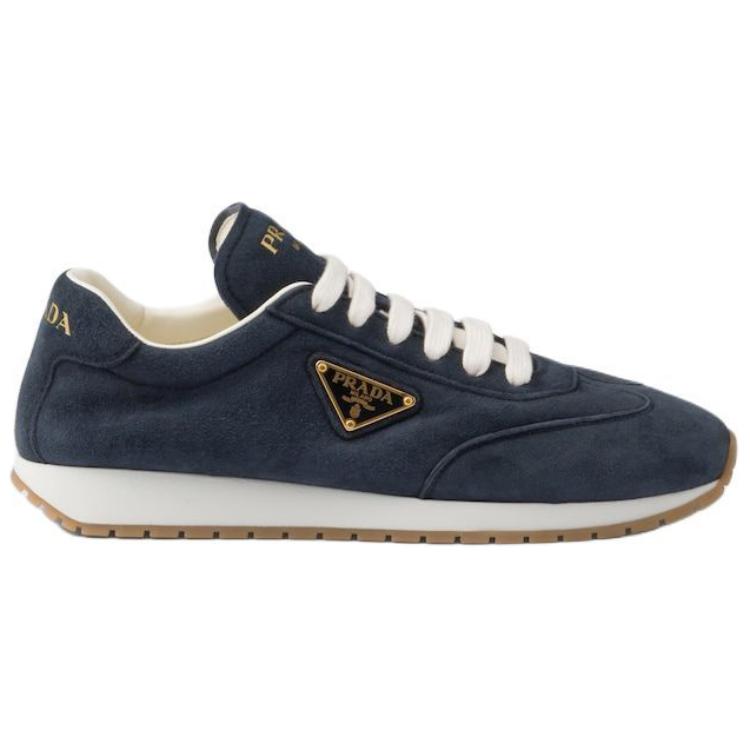 PRADA Low Top Casual Shoes 4.5cm Women's Blue