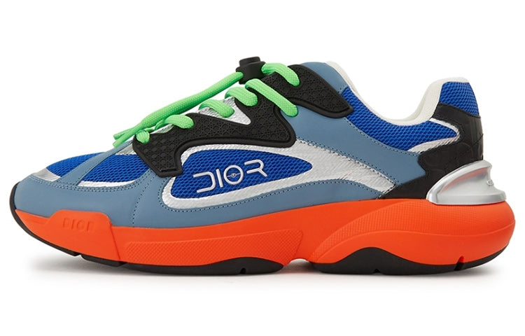 DIOR B24 Cushioning, Slip Resistant, And Abrasion Resistant Low Top Casual Shoes Men's Blue