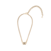 CHANEL Necklaces Women's Black