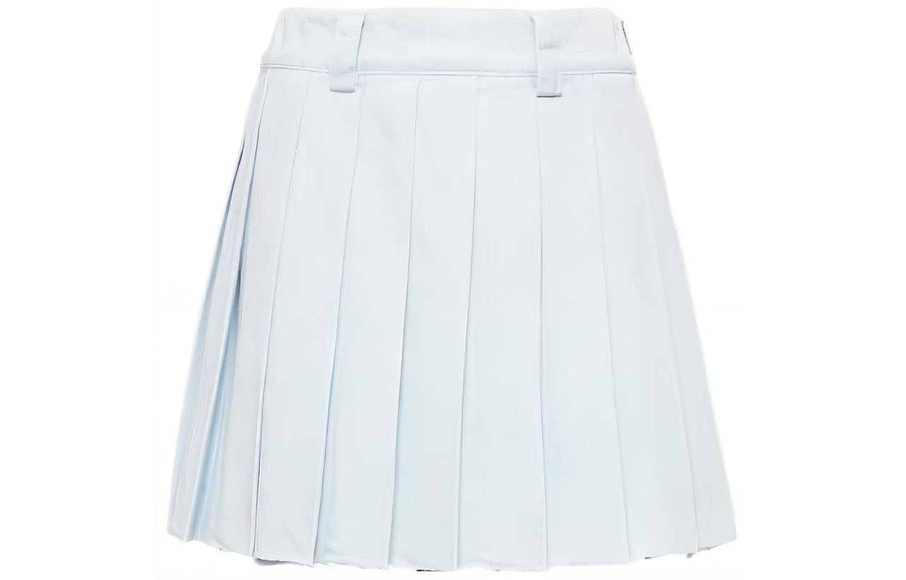 MIU MIU Casual Short Skirts Women's Light Blue