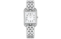 HERMES Cape Cod Wrist Watch Quartz Movement Stainless Steel Strap White Dial Unisex